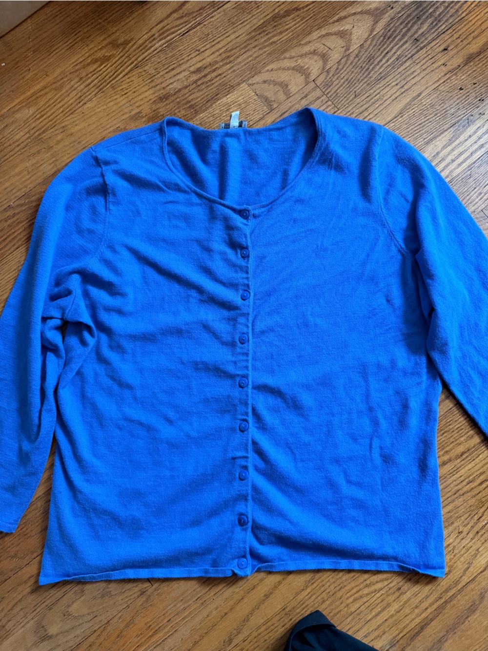 Talbots Blue Button-Front Women's Cardigan